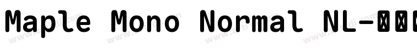 Maple Mono Normal NL字体转换 Maple Mono Normal NL字体转换